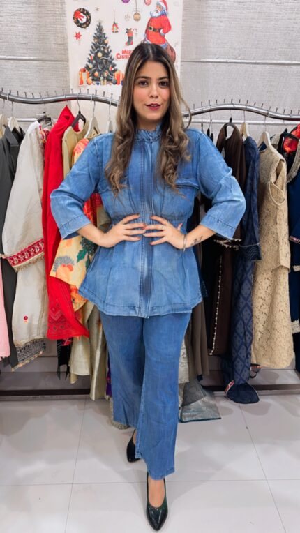Denim cordset
